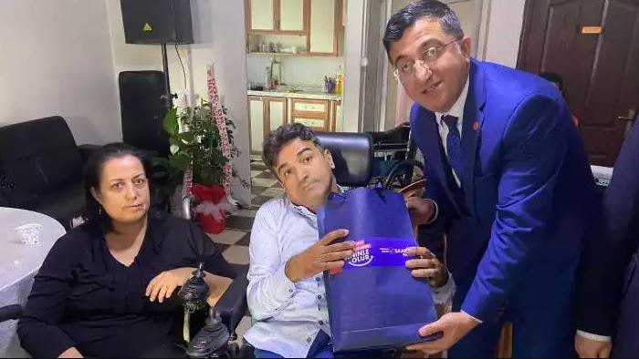 Saadet Party Payas Organization pays a visit to the Disabled People’s Association 