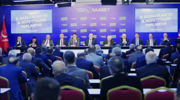 Saadet Party Provincial Presidents gather at the party headquarters