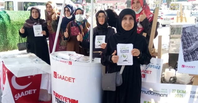Saadet Party Women's Branch launches 'Hope Forest' campaign