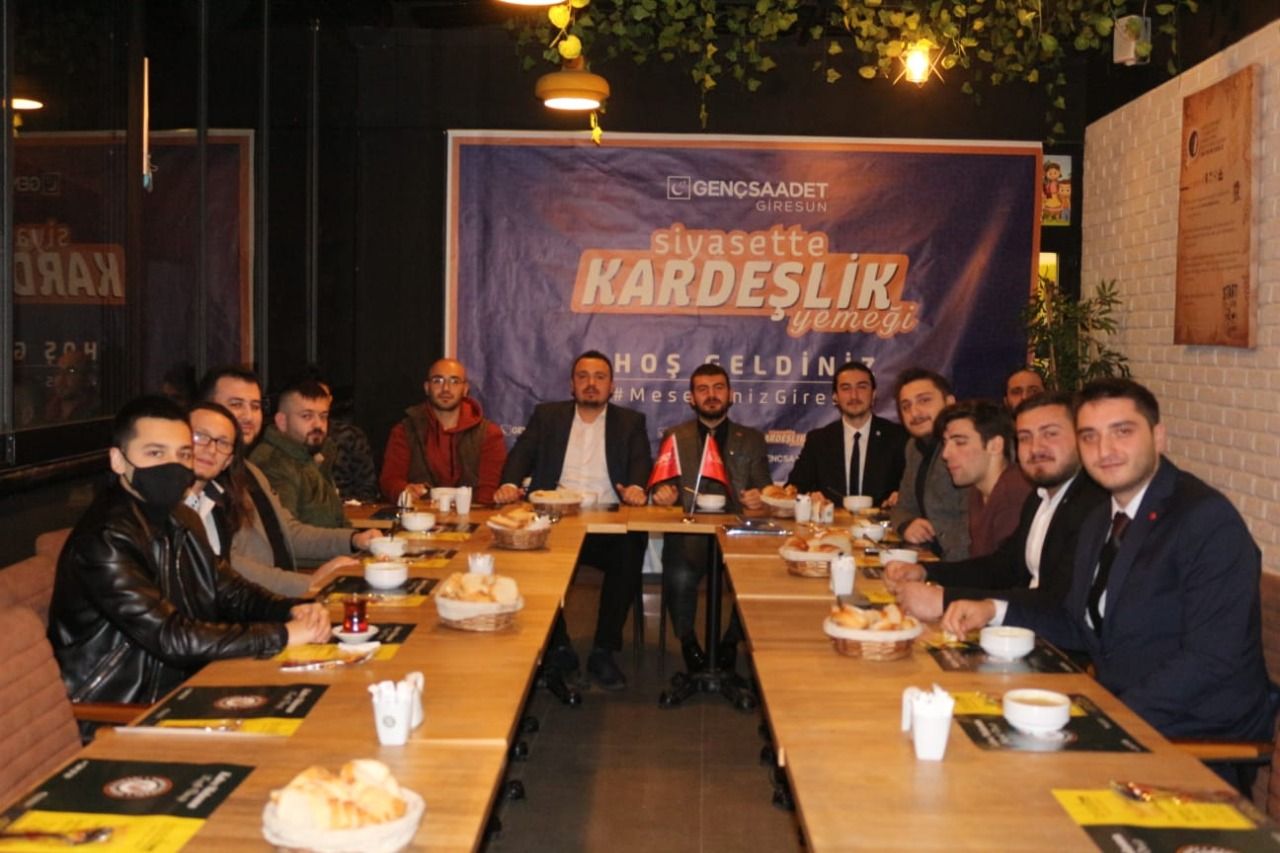 Saadet Party's Youth Branch gathered at 'Brotherhood Dinner in Politics'