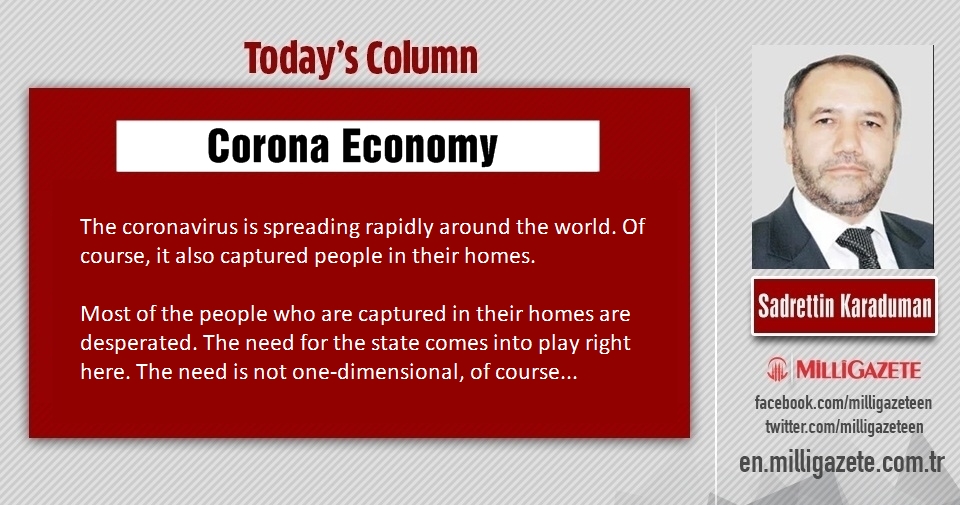 Sadrettin Karaduman: "Corona Economy"