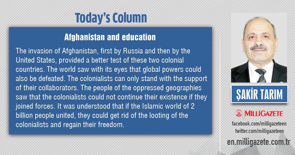 Şakir Tarım: "Afghanistan and education"