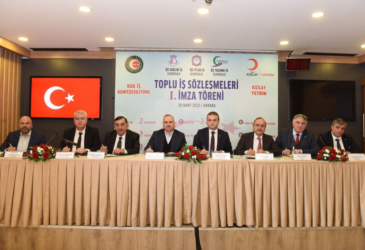 ‘Hak-İş’ Confederation and ‘Turkish Red Crescent Investment A.Ş.’ signed partnership…