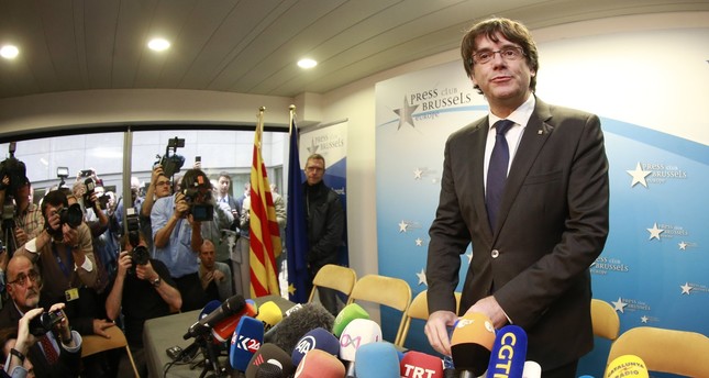 Spain issues EU arrest warrant for ousted Catalan leader Puigdemont
