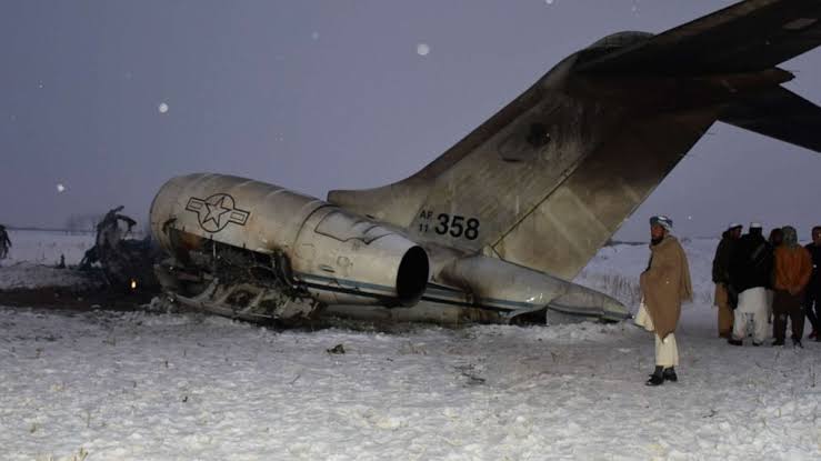 Taliban claims it shot down US military plane which crashed in Afghanistan