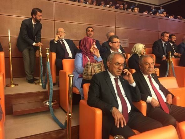 Temel Karamollaoğlu participated in Erdogans oath ceremony
