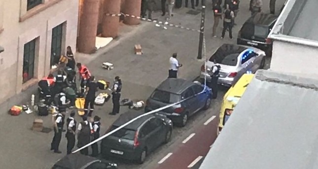 Terrorist shot dead after attacking soldiers with knife in Brussels: prosecutors