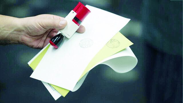 The ballot box to be secured in the second round