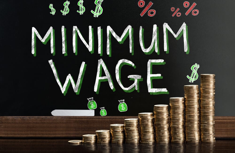 The minimum wage melted before it determined!