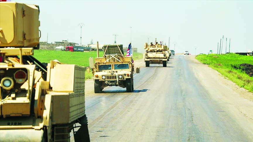 The US making shipments with military vehicles in various parts of Iraq