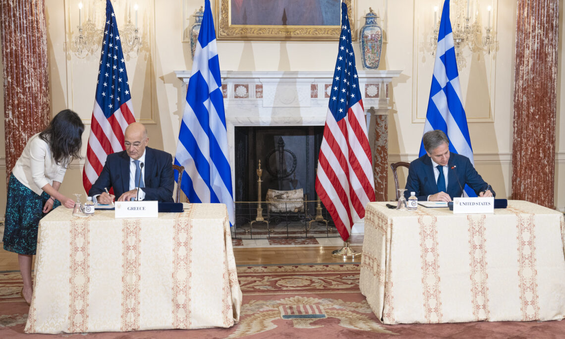 The US takes Greece under its wing