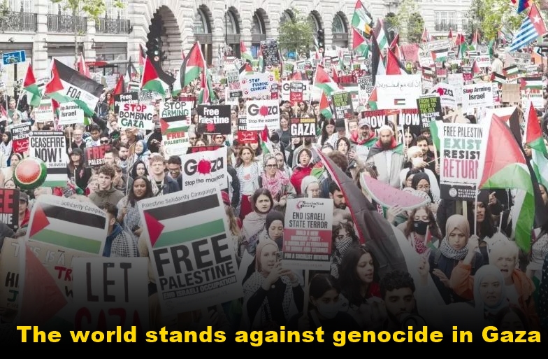 The world stands against genocide in Gaza