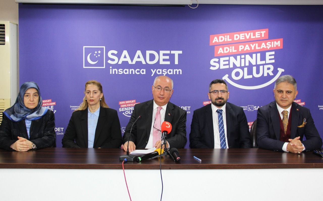 Saadet Party will travel all over İzmir with the program "Saadet on the field"