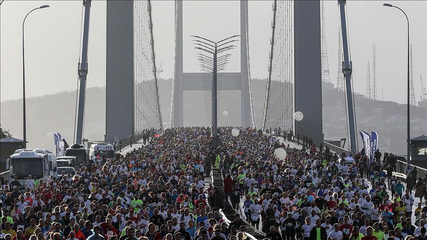 Thousands participated in 38th Vodafone Istanbul Marathon