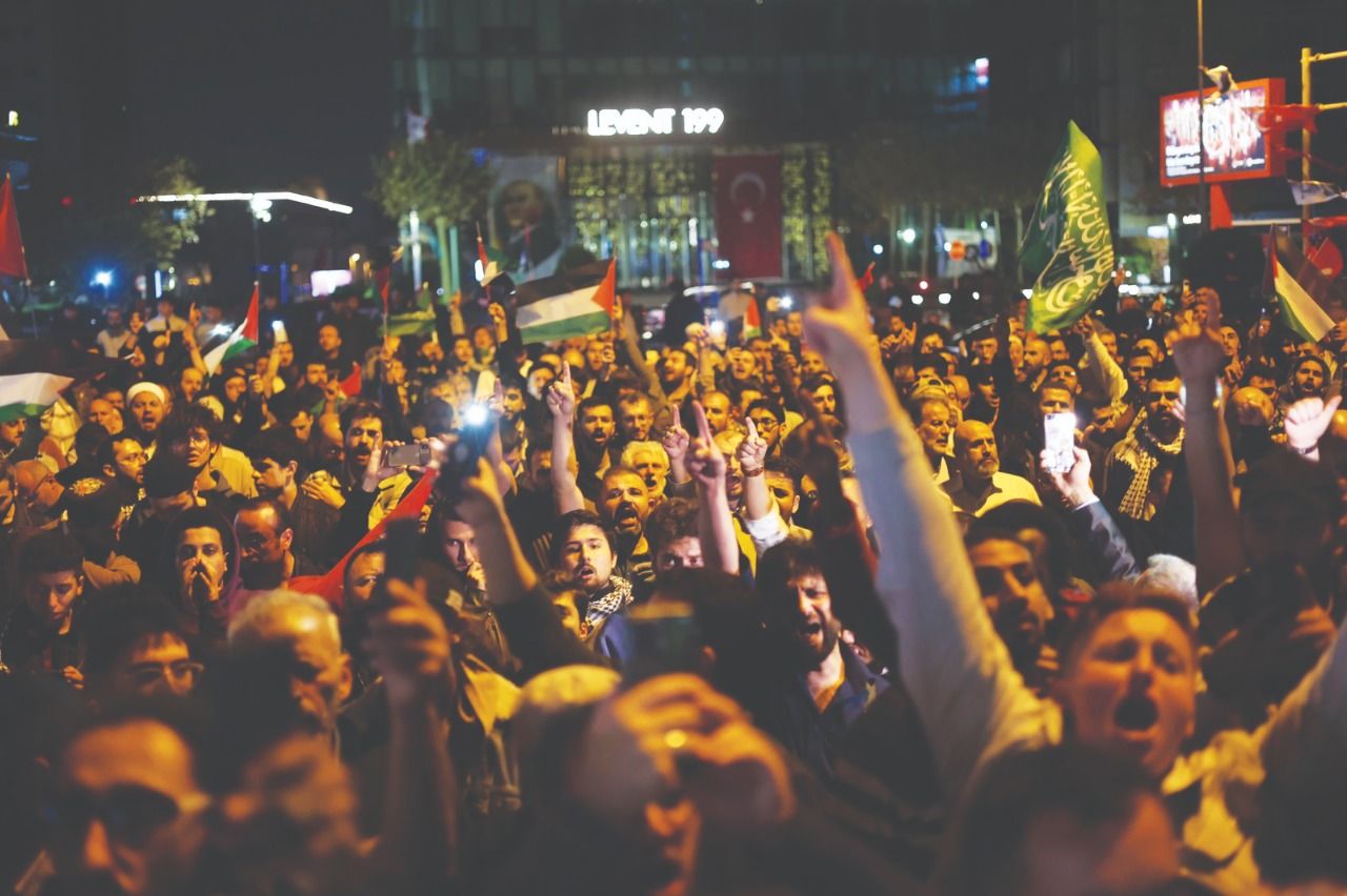 Thousands rally in Türkiye against Israel's attack on Gaza