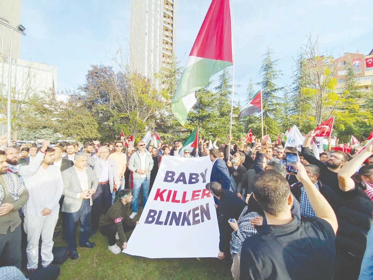 Thousands shouted in front of the US Embassy in Ankara: We do not want Blinken in Türkiye