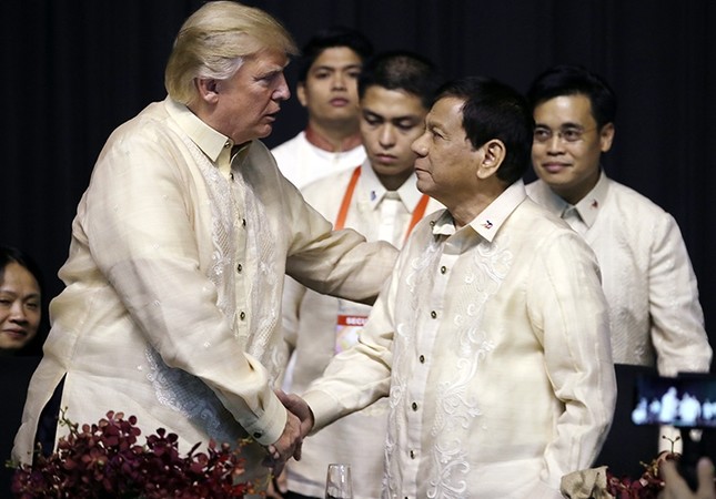Trump says has 'great relationship' with Philippine counterpart Duterte
