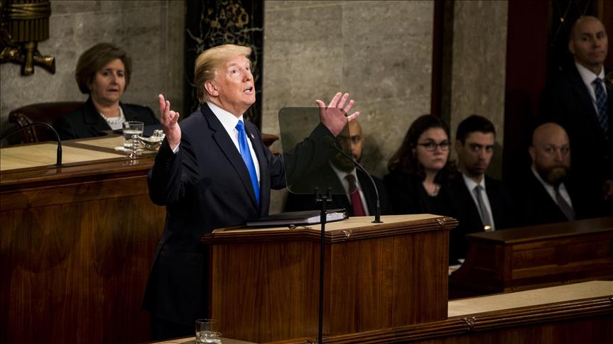 Trump urges unity in first State of the Union