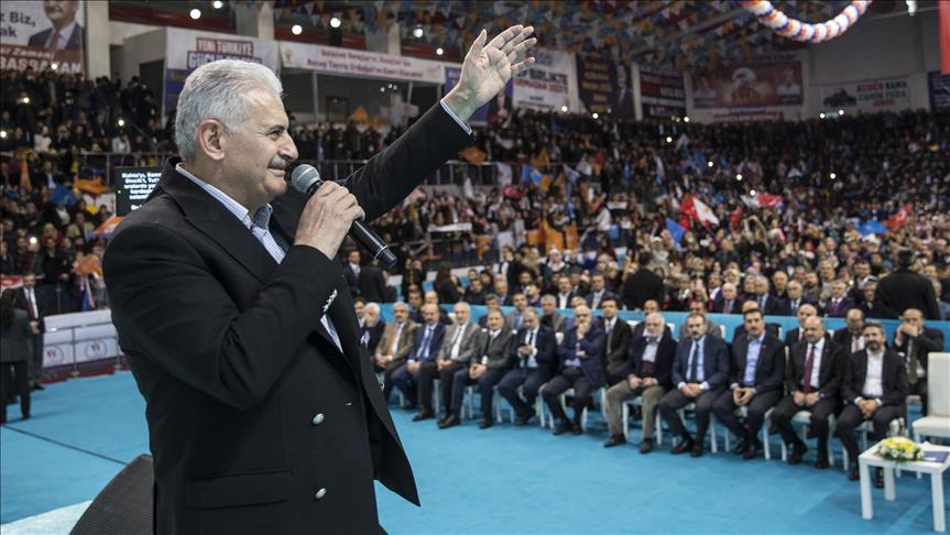 Turkey to continue support for Palestine: PM Yildirim