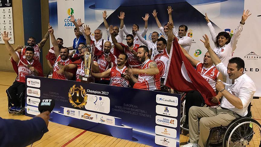 Turkey wins European wheelchair basketball championship