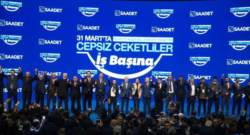 Turkeys agenda; Saadet Partys pocketless jackets
