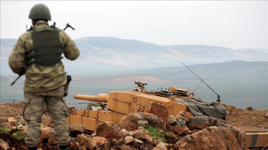 Turkish army 'neutralized' over 484 terrorists in Afrin