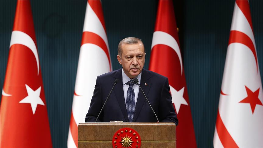 Turkish Cypriots will never be minority, says Erdogan