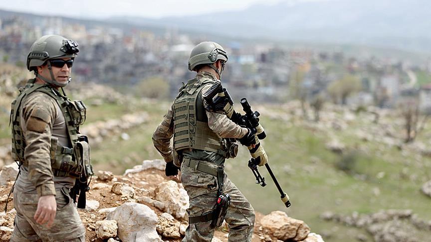 Turkish forces kill 3 PKK terrorists in eastern Turkey