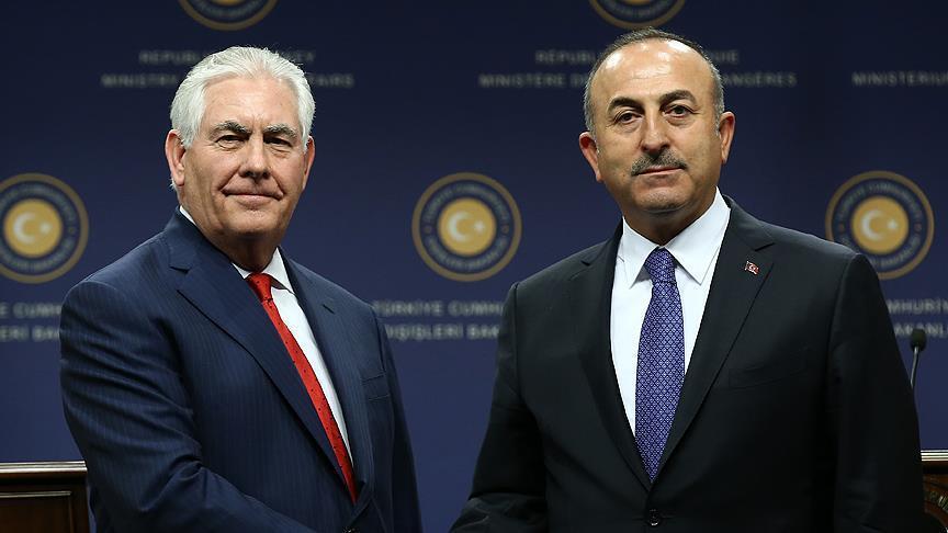 Turkish foreign minister talks to US counterpart