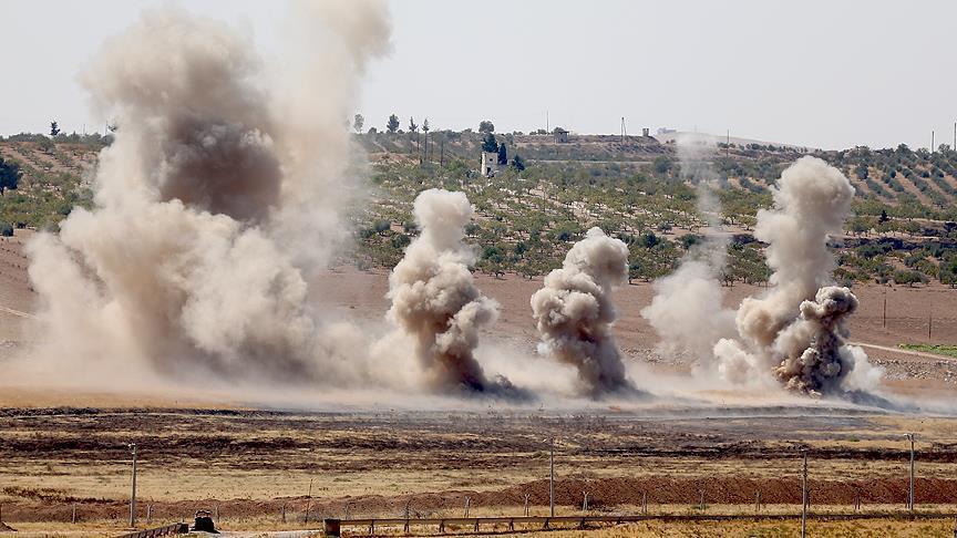 Turkish military hits dozens of Daesh targets in Syria