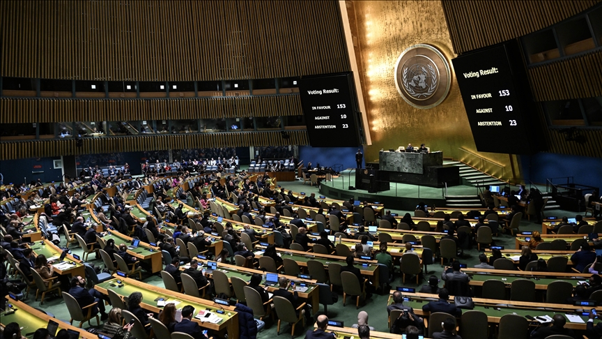 UN General Assembly adopts resolution demanding immediate humanitarian cease-fire in Gaza