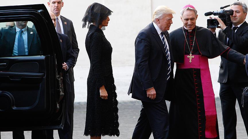 US President Trump meets Pope Francis at Vatican