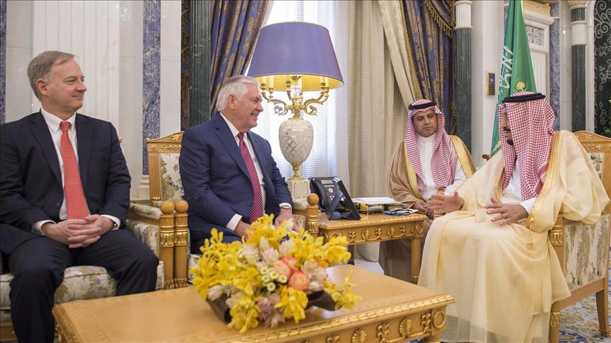 US state secretary meets Saudi king in Riyadh