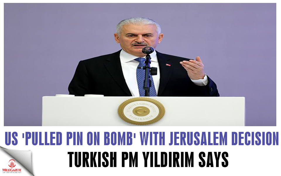 US ‘pulled pin on bomb’ with Jerusalem decision, Turkish PM says