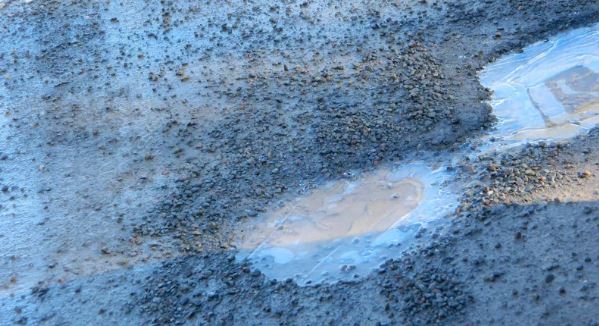 Village roads in Posof are like a molehill