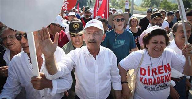 We want terror-free country: CHP leader on 15th day of ‘justice march’