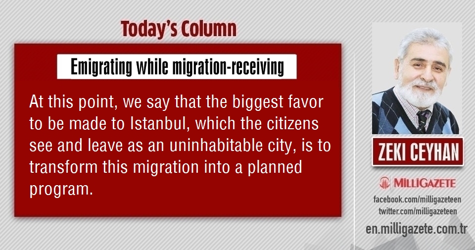 Zeki Ceyhan: "Emigrating while migration-receiving"
