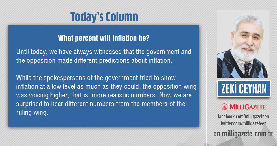 Zeki Ceyhan: "What percent will inflation be?"