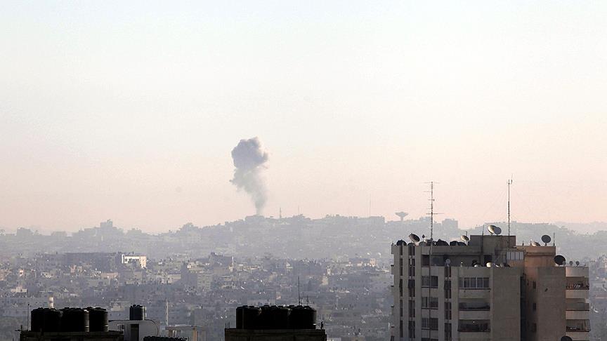 Zionist Israel attacks Gaza with rockets